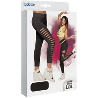 Boland - Leggings Gaps, mit Cutouts und Stretch-Anteil, 80er-Jahre-Kostüm, Karneval, Themenparty, Mottoparty
