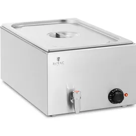 Royal Catering Bain Marie - 600 W 1 GN 1/1 - Ablasshahn