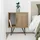 Livetastic Nachtschrank Glynn 50 x 60 x 42 cm Eiche dunkel