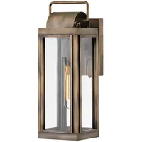Elstead Lighting Wandleuchte Außenleuchte Wandlampe Aluminium Glas H 41,3