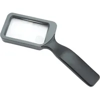 CARSON Handheld 2x Handlupe im Rechteckformat mit 6,5x Spotlinse (JS-18)