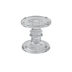 Peill+Putzler Kerzenhalter , transparent/klar , Glas , Maße (cm): H: 11  Ø: 11