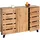 Mendler Sideboard HWC-M46 88 x 120 x 34 cm Braun