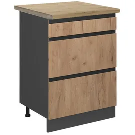 Vicco Schubladenschrank R-Line 60 x 60 x 81,5 cm Eiche
