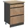 Vicco Schubladenschrank R-Line 60 x 60 x 81,5 cm Eiche
