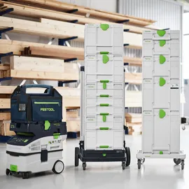 Festool Systainer SYS3-SORT/2 M 337 mit 2 Trennstegen schwarz 39,6 x 29,6 x 33,7 cm