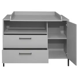 Mäusbacher Wickelkommode Olaf breit, Grau