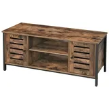 VASAGLE LTV43BX Lowboard 110 x 50 Braun Metall/Spanplatte/Holzwerkstoff