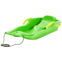 VidaXL Schlitten mit Bremsen Grün 87x40x18 cm Polypropylen Vidaxl