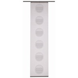 HOMING Vorhang, HOMING, Flächenvorhang Janis, 60x245cm Farbe: weiß-grau weiß