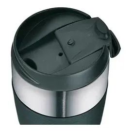 Thermos Thermobecher 0,4 l Schwarz/Silber