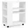 KADIMA DESIGN Regal `Brenta`: Elegantes Multifunktionsmöbel, Rollen, viel Stauraum Weiß, Holz, Rechteckig, 60x75x35 cm, Arbeitszimmer, Container
