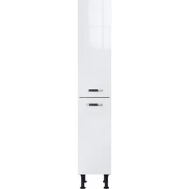 kochstation Apothekerschrank KS-Cara 30 x 58,4 x 176,6 cm Weiß