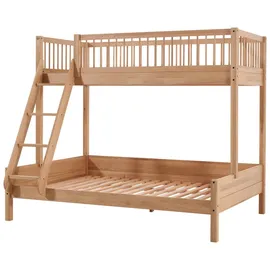 Vipack Etagenbett Forrest 90 x 200 cm Eiche geölt beige
