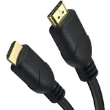 helos HDMI-Kabel 4K Stecker/Stecker 3 m Schwarz