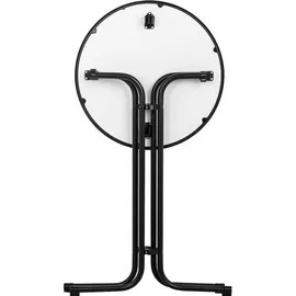 Royal Catering Stehtisch Bistro Tisch Bartisch, Gastro rund Ø 70 cm schwarz