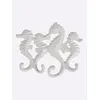 Badaccessoire-Set HEINE HOME, weiß, Chrom, Badaccessoires-Sets