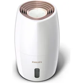 Philips (HU2716/10) Luftbefeuchter 2000 series NanoCloud für bis zu 99% weniger Bakterien, 200ml/h, 2L Wassertank, Ultra leise (33dB), Sensor, 3 Stufen, Auto&Schlafmodus, Timer, Weiß