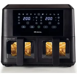 Ariete Airy Fryer Dual 9 L schwarz