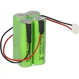 Akkuman NiMH4820Q 4,8V NiMH Akku 1800mAh 32cm Kabel + Stecker