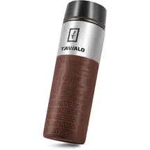 TAVIALO Thermobecher 0,38 l Braun