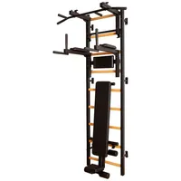 BenchK Sprossenwand Fitness-System 733 733B, Schwarz