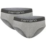CAMANO 2er-Set: Slips in Grau - M