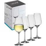 Vivo Villeroy & Boch Group Villeroy & Boch vivo by Group - Voice Basic Weißweinglas-Set, 4-TLG., 356 ml, Kristallglas, spülmaschinengeeignet