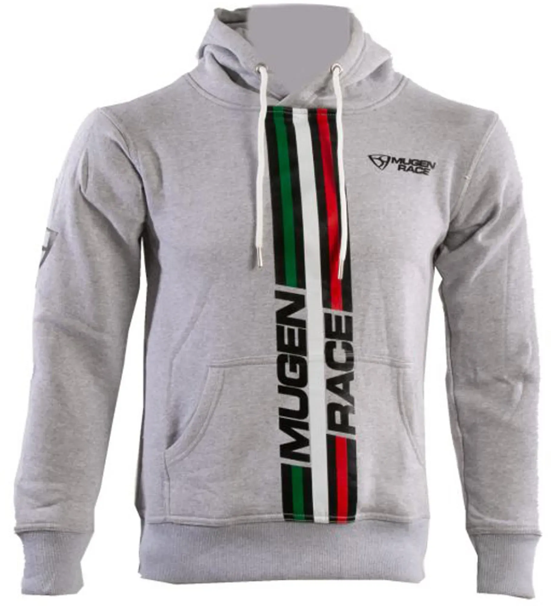 MUGENRACE Stripe Hoodie, grau, Größe 4XL für Männer