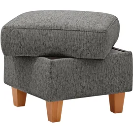 Home Affaire Polsterhocker Palmera 58 x 48 x 58 cm grau