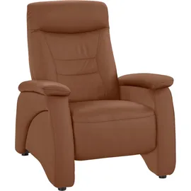 exxpo - sofa fashion Relaxsessel Ascoli Kunstleder 88 x 106 x 99 cm Braun mit Relaxfunktion