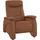 exxpo - sofa fashion Relaxsessel Ascoli Kunstleder 88 x 106 x 99 cm Braun mit Relaxfunktion