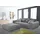 Jockenhöfer Hocker Moldau XXL Webstoff 120 x 39 x 120 cm Grau