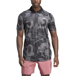 adidas Tennis-Polo Club Graphic grau Herren
