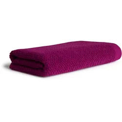 Duschtuch MÖVE "Bliss", lila (berry), B:67cm L:140cm, Walkfrottier, Obermaterial: 100% Baumwolle, Handtücher (Packung), Perlstruktur mit leichtem Massageeffekt
