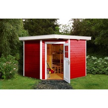 Weka Gartenhaus 229 2,39 x 2,35 m schwedenrot