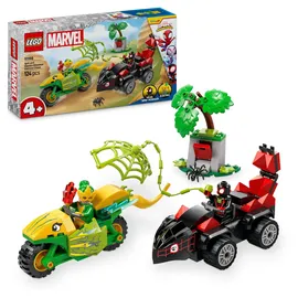 LEGO Marvel Super Heroes Spielset - Actionspaß mit Spin und Electro in ihren Dino-Flitzern