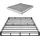 Vevor Boxspringbettgestell 2010 x 1515 mm 13 cm Braun/Schwarz