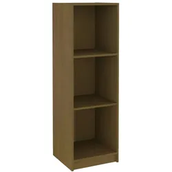 vidaXL Bücherregal/Raumteiler Honigbraun 40x30x199 Massivholz Kiefer