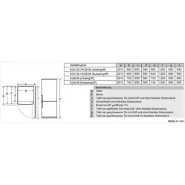Bosch Serie 6 KGE39AICA