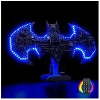 BrickBling LED Beleuchtungs-Set für LEGO 76330 Batman Logo mit Fernbedieung