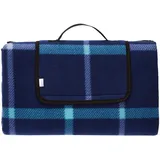 Amazon Basics Picknickdecke Dunkelblau 200 x 200 cm