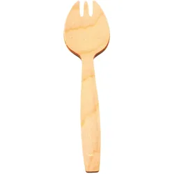 emissimo Dreispitzgabel “Spork” aus Holz, 140 mm - Verpackung  100 Stück