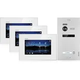 Balter Video-Türsprechanlage Evo Silver Bus Set 1WE inkl. 3 Monitoren