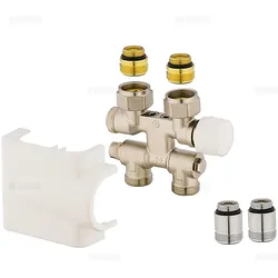 Zehnder Vario Anschlussarmatur 8200976531, Montagezubehör, cream RAL 9001