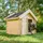 TIMBELA Hundehütte M401-1 (73 x 83 x 80 cm, Holz)