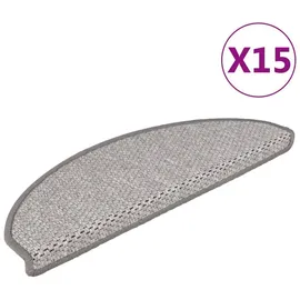 vidaXL Treppenmatte 65 x 21 cm Beige