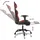 vidaXL Modell 3 Gaming-Stuhl Rot Schwarz