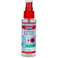 SOS DESINFEKTIONS-Spray INTENSE Hand+Fläche 100 ml