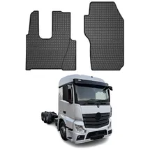 Omac Gummi Fußmatten kompatibel mit Mercedes Actros MP4 2012-2020 Non Pneuatic Seat 2X